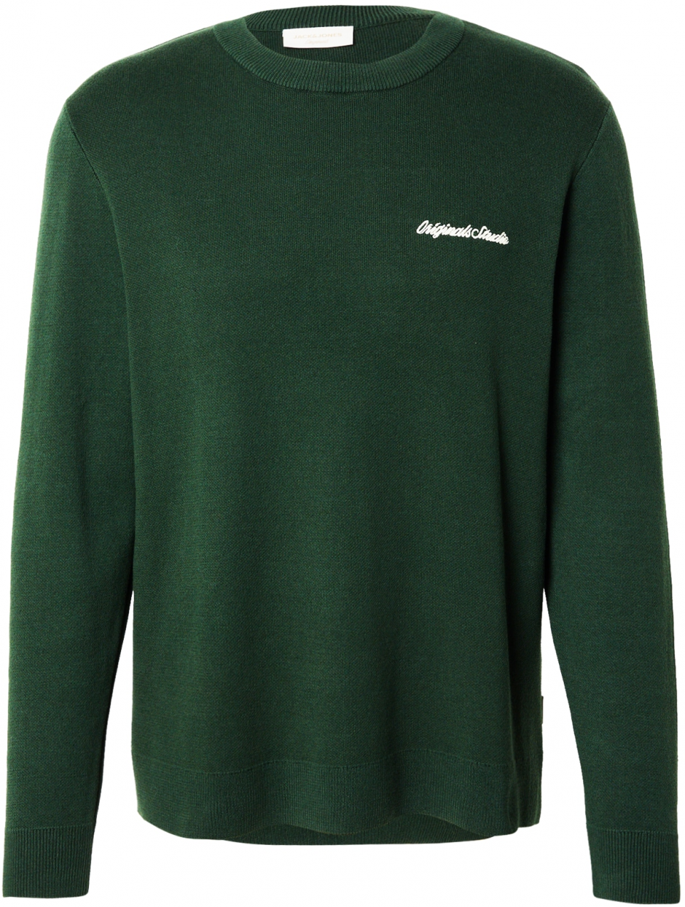 JACK & JONES Sveter 'JORNORREBRO'  tmavozelená