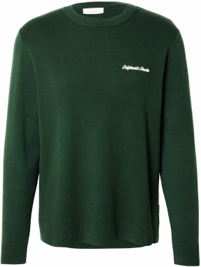 JACK & JONES Sveter 'JORNORREBRO'  tmavozelená