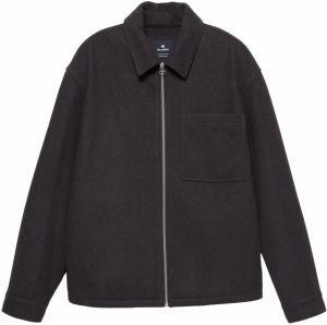 Pull&Bear Prechodná bunda  čierna