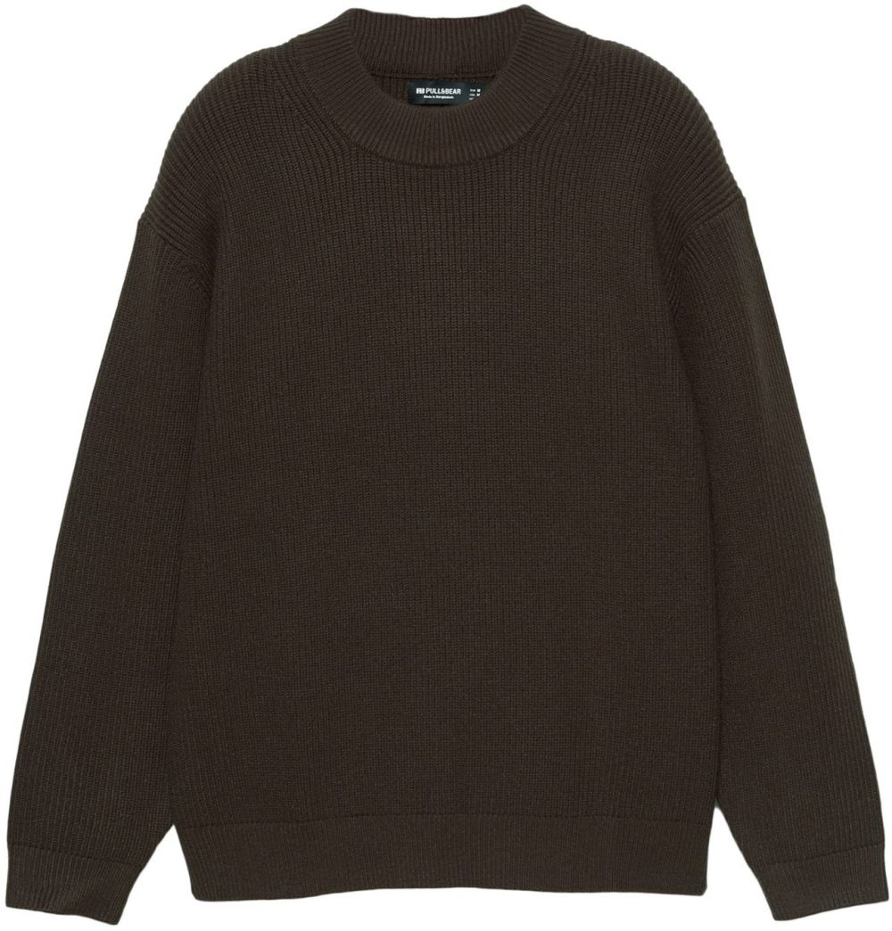 Pull&Bear Sveter  čokoládová