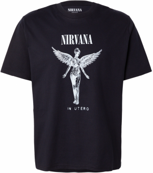 Jack & Jones Premium Tričko 'JPRBLUNIRVANA'  svetlosivá / čierna