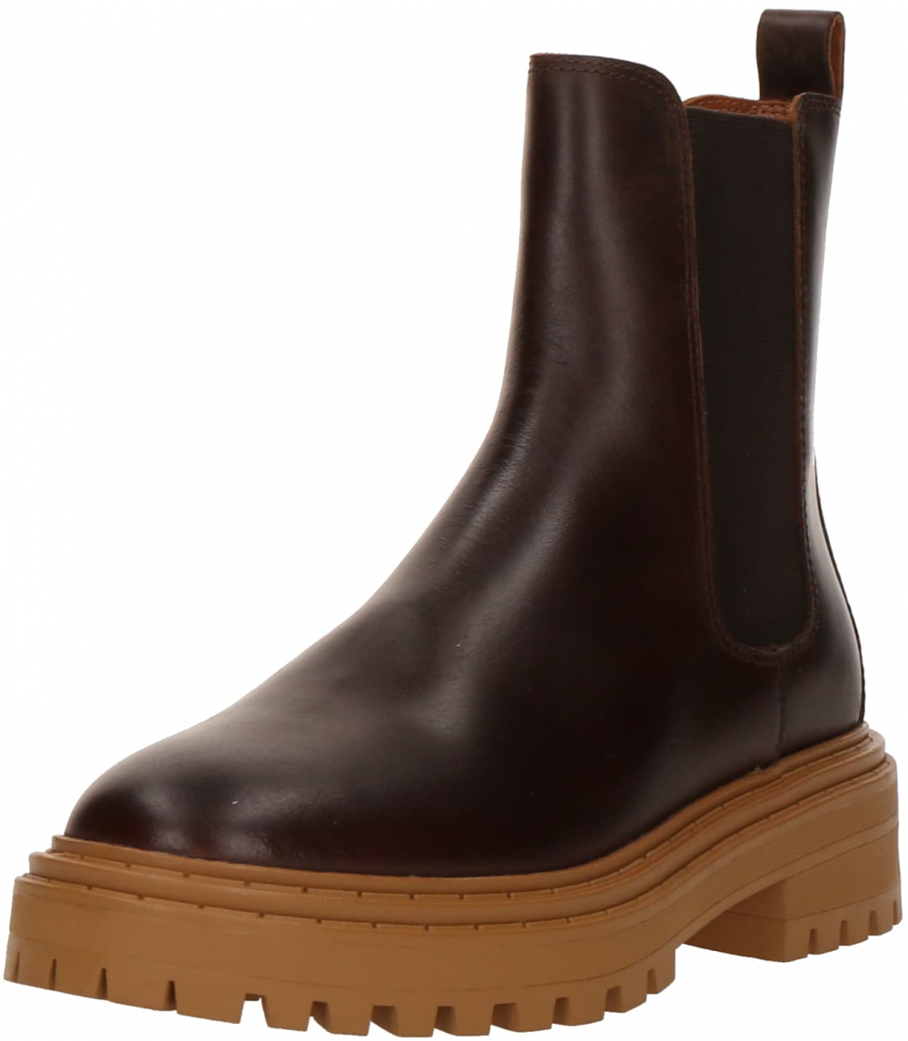 Twinset Chelsea čižmy  tmavohnedá