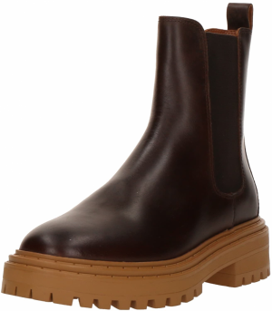 Twinset Chelsea čižmy  tmavohnedá