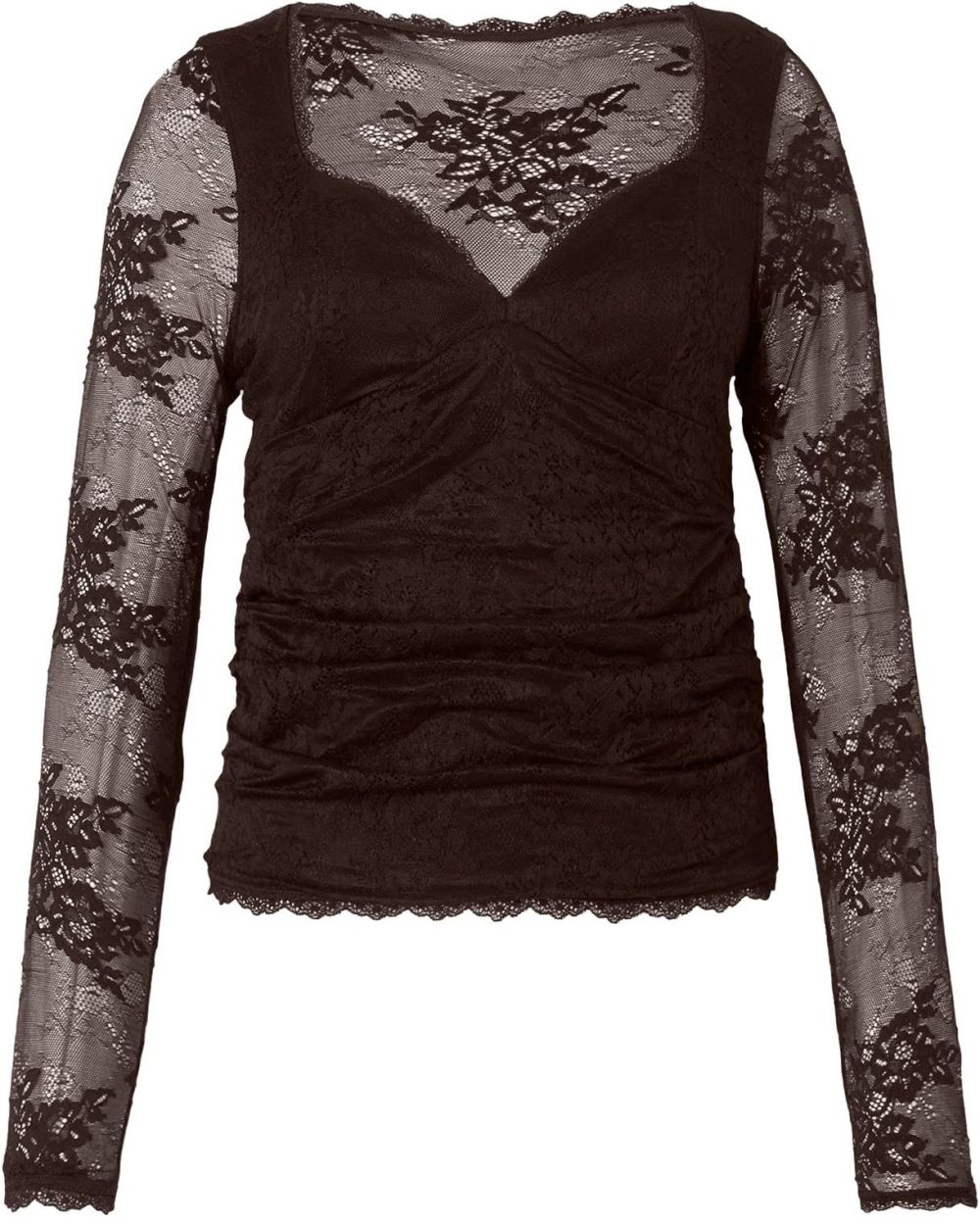 Abercrombie & Fitch Blúzka 'ZOE'  tmavohnedá