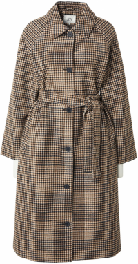 JDY Prechodný kabát 'JDYNETTIE'  svetlohnedá / tmavohnedá / čierna / biela