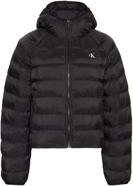 Calvin Klein Jeans Zimná bunda  čierna / biela