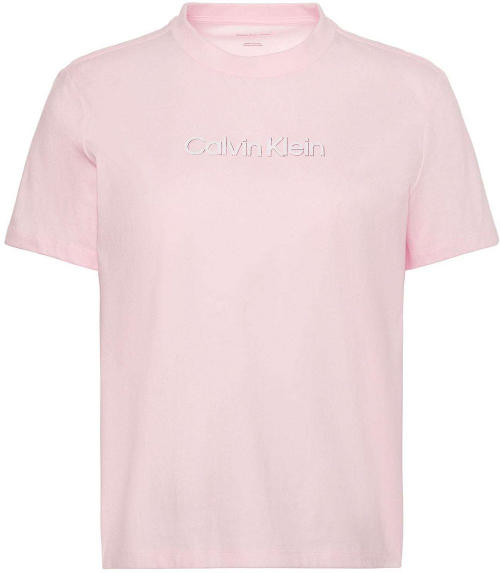 Calvin Klein Jeans Tričko  ružová / biela