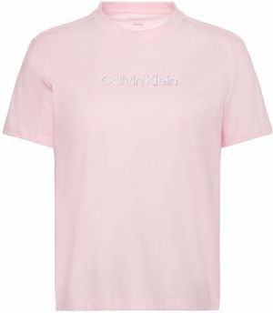 Calvin Klein Jeans Tričko  ružová / biela