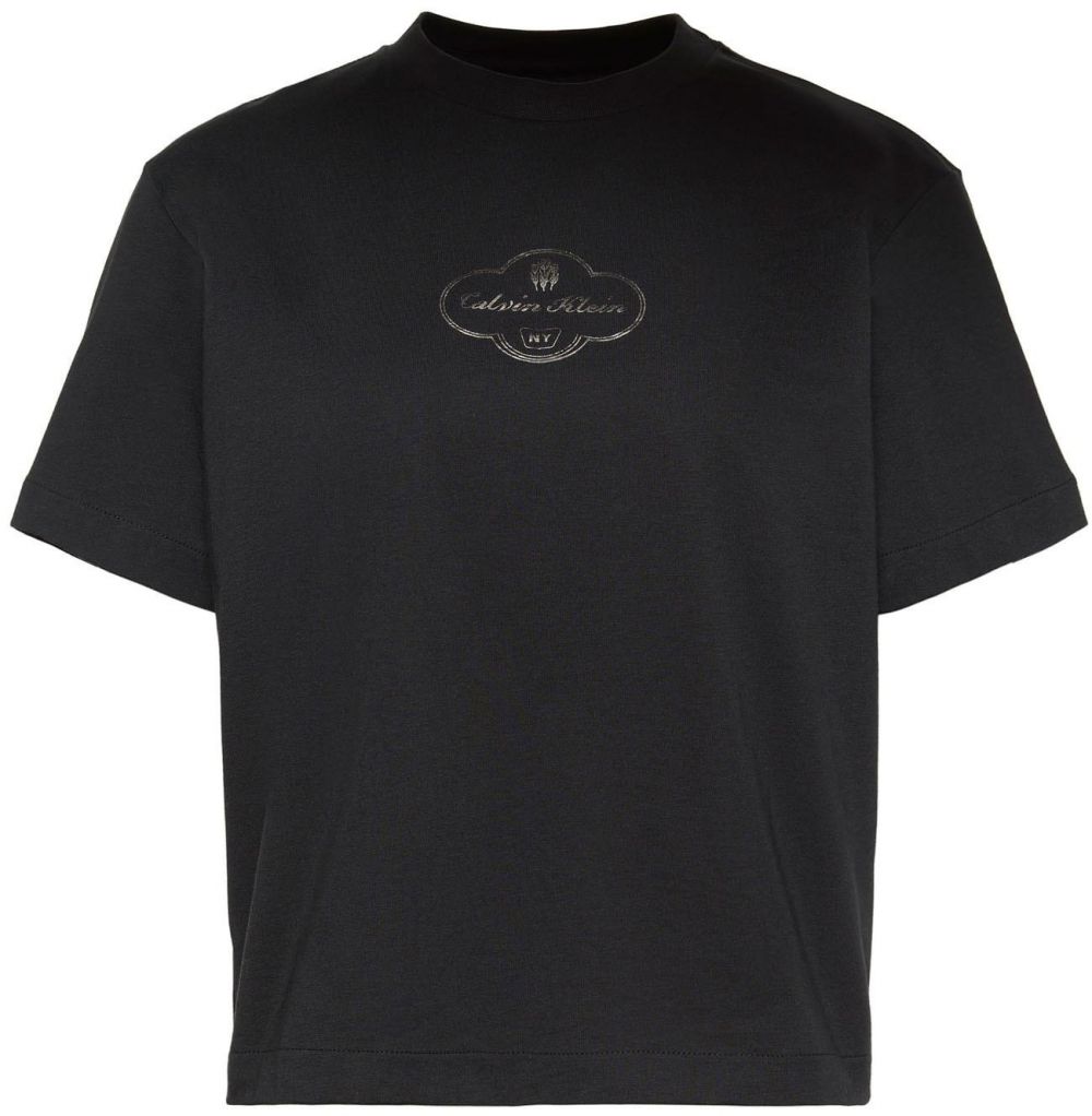 Calvin Klein Jeans Tričko  čierna / biela