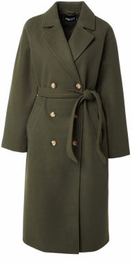 PIECES Prechodný kabát 'PCMARBEL'  olivová