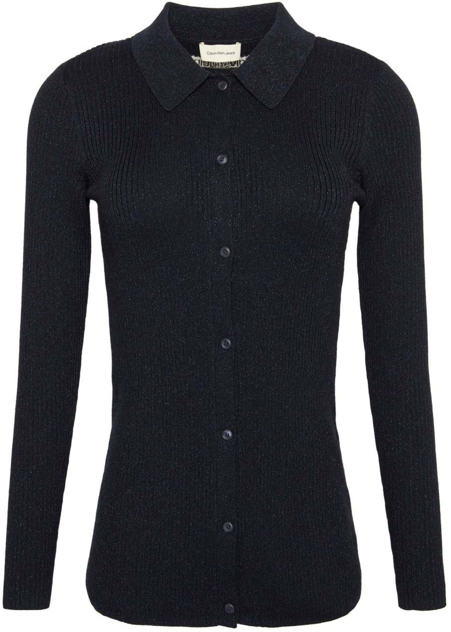 Calvin Klein Jeans Kardigán  námornícka modrá