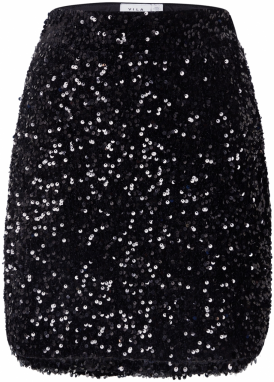 VILA Sukňa 'VIFAITH'  čierna