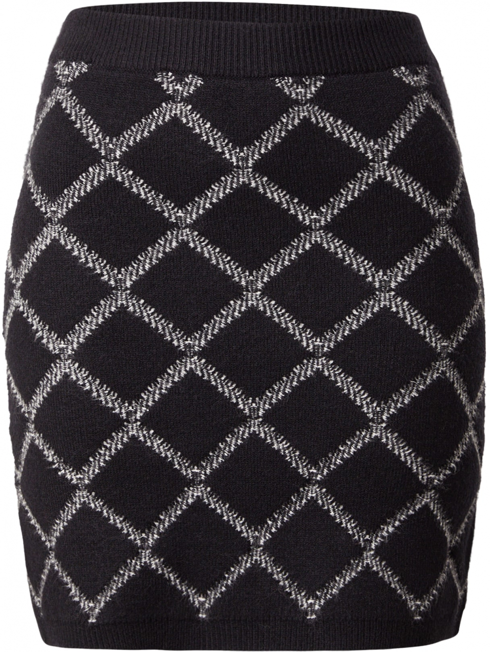 OBJECT Sukňa 'OBJPILUNA'  čierna / biela