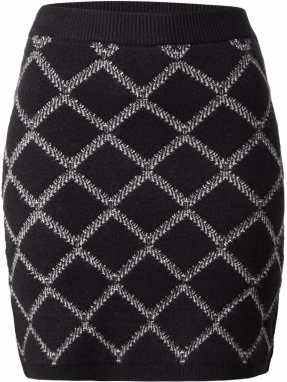 OBJECT Sukňa 'OBJPILUNA'  čierna / biela