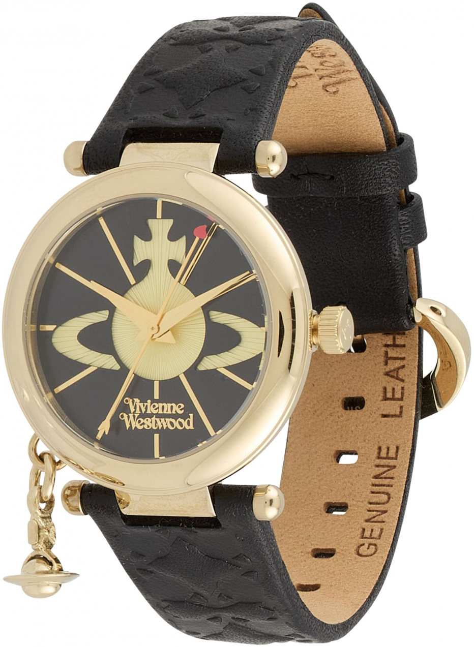 Vivienne Westwood Analógové hodinky  zlatá / čierna