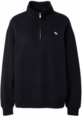 Abercrombie & Fitch Mikina  čierna