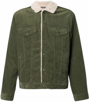 GAP Prechodná bunda 'Sherpa'  krémová / olivová