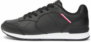 TOMMY HILFIGER Nízke tenisky  tmavomodrá / ohnivo červená / čierna