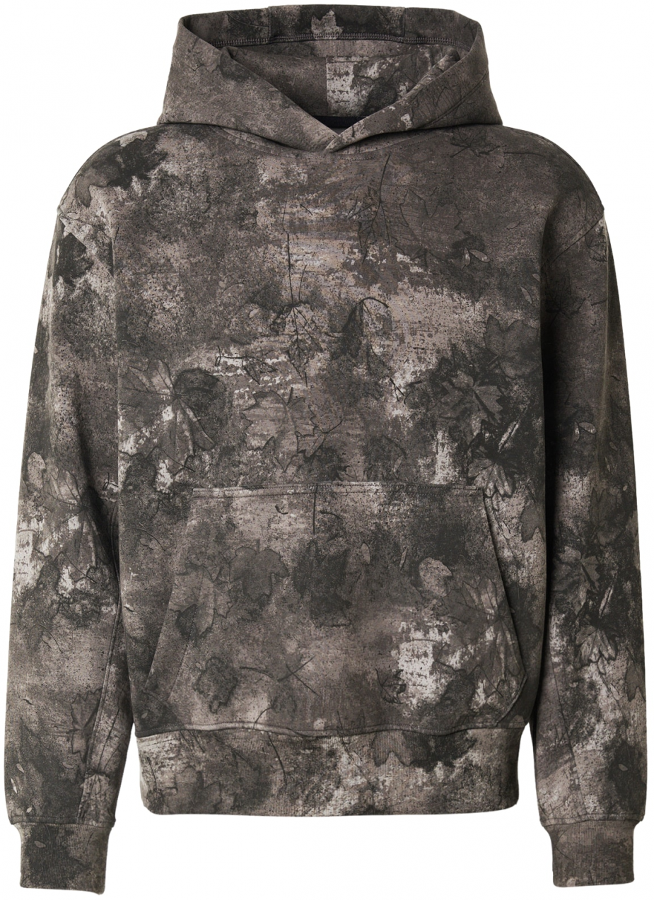 Abercrombie & Fitch Mikina 'NEOKNIT MAX POPOVER'  tmavosivá / strieborná