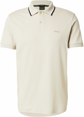 BOSS Funkčné tričko  krémová / čierna