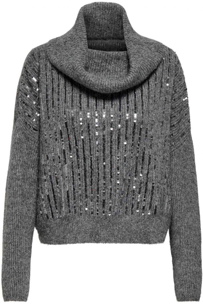 ONLY Sveter 'ONLMiu'  sivá melírovaná