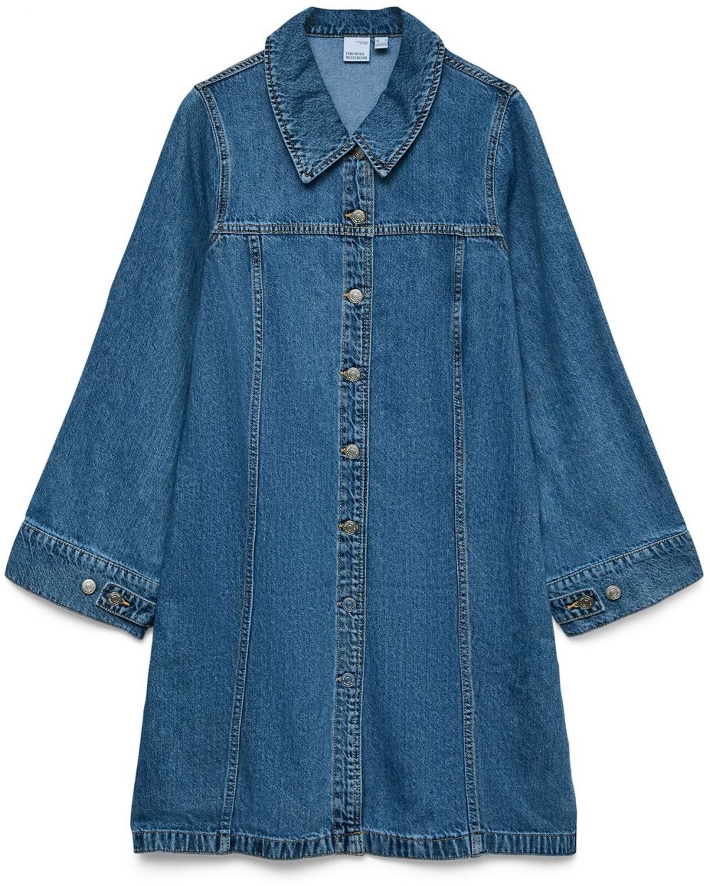 VERO MODA Košeľové šaty 'VMFindo'  modrá denim