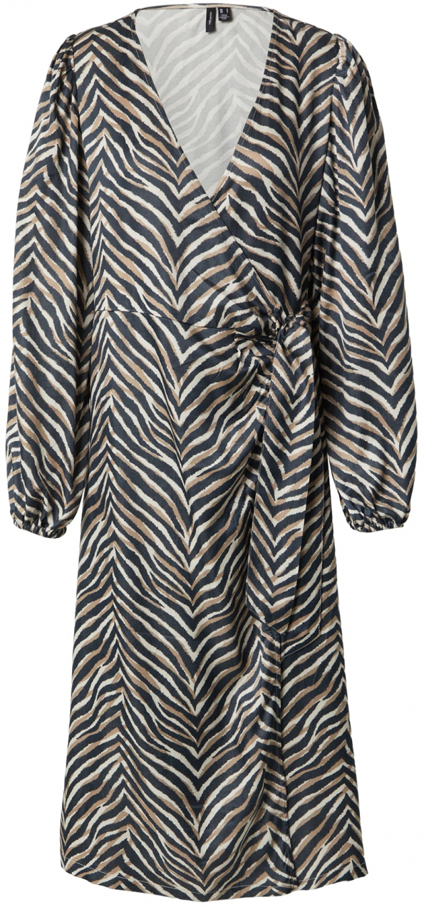 VERO MODA Šaty 'VMVina'  brokátová / čierna / biela