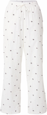 Hunkemöller Pyžamové nohavice  zelená / červená / biela