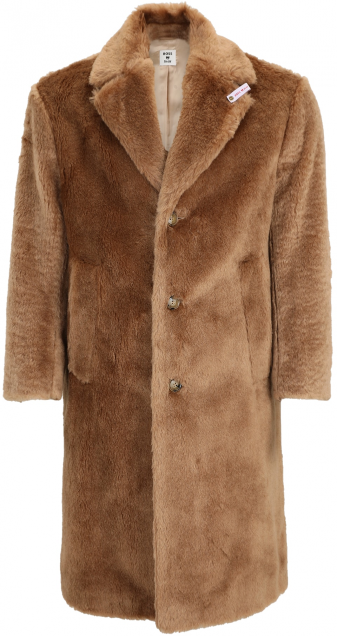 BOSS Prechodný kabát 'C-Calen-254_Steiff'  farba ťavej srsti
