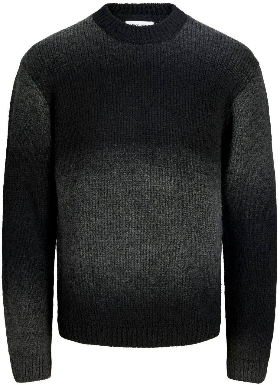 Jack & Jones Plus Sveter 'JCOFADE'  antracitová / tmavosivá