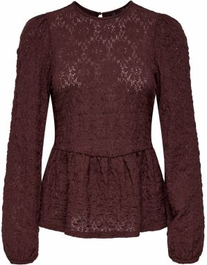 ONLY Tričko 'ONLGIAVANNA'  čokoládová