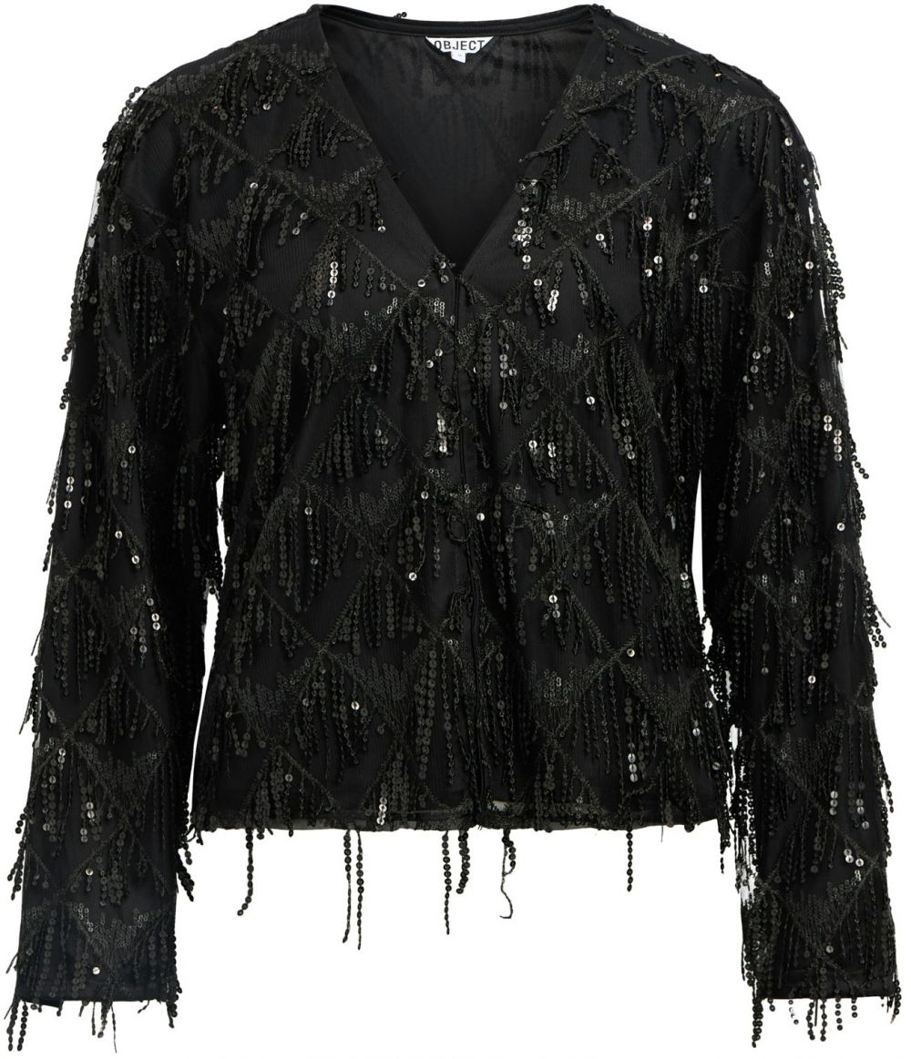 OBJECT Kardigán 'OBJLIOR'  čierna