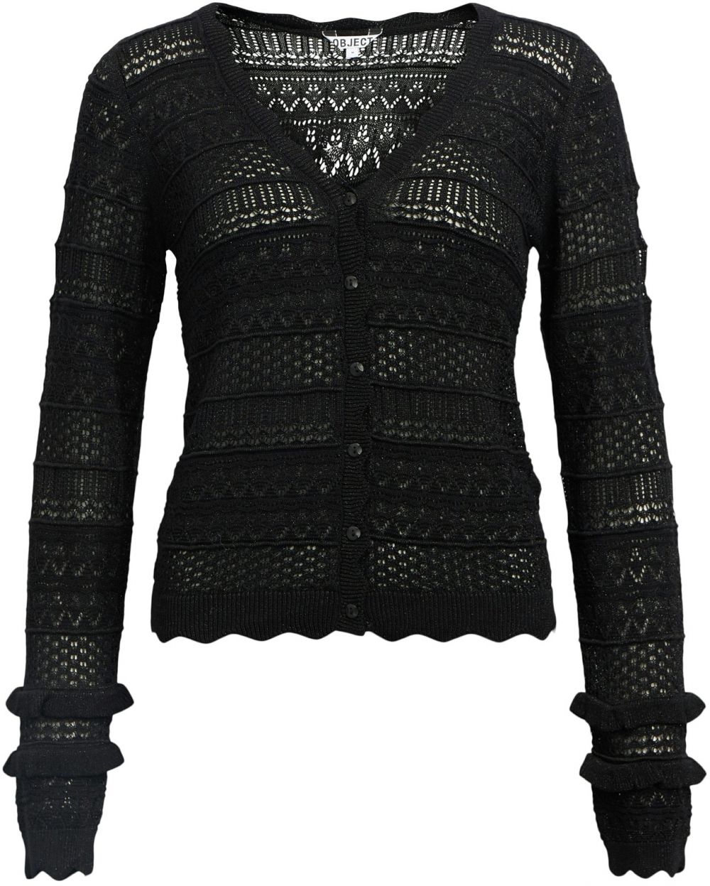 OBJECT Kardigán 'OBJNADUK'  čierna