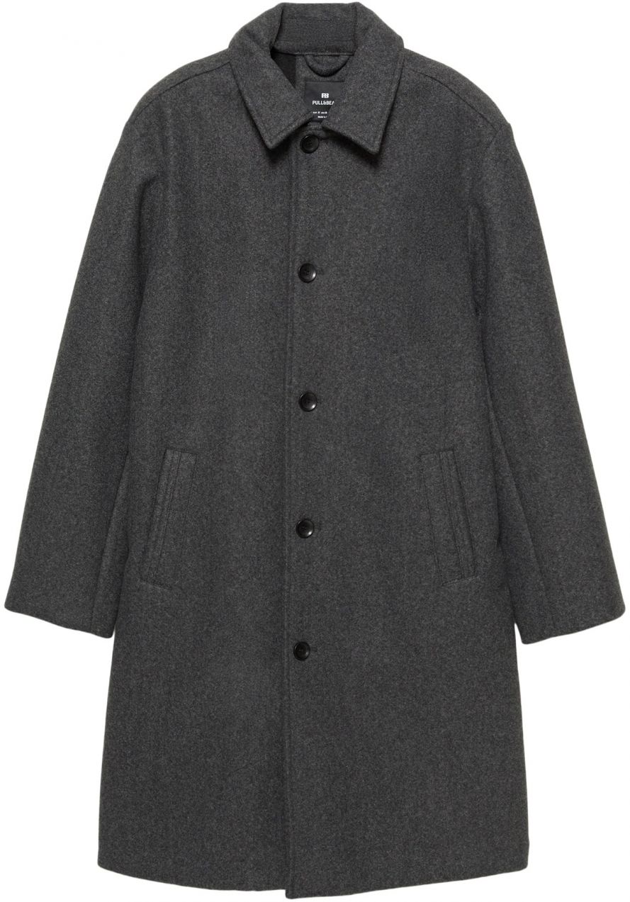 Pull&Bear Prechodný kabát  tmavosivá