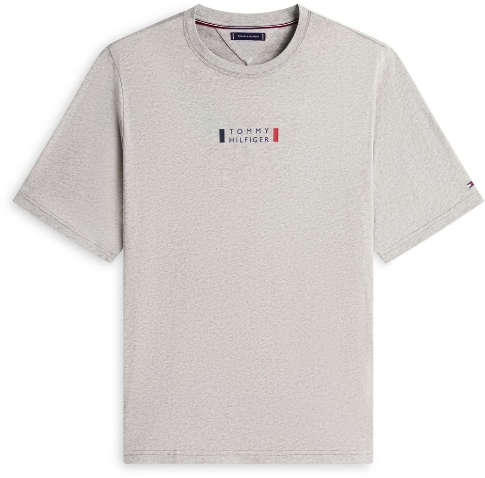 Tommy Hilfiger Big & Tall Tričko 'BRAND LOVE'  námornícka modrá / sivá / červená