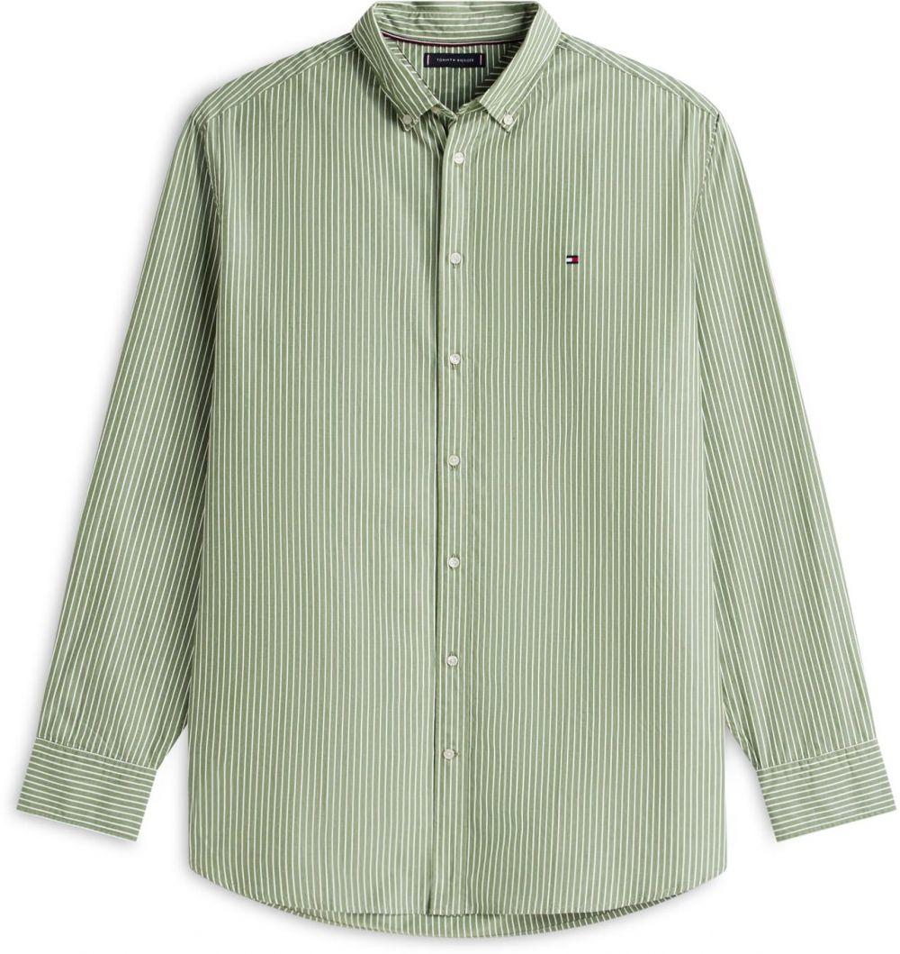 Tommy Hilfiger Big & Tall Košeľa  svetlozelená / biela