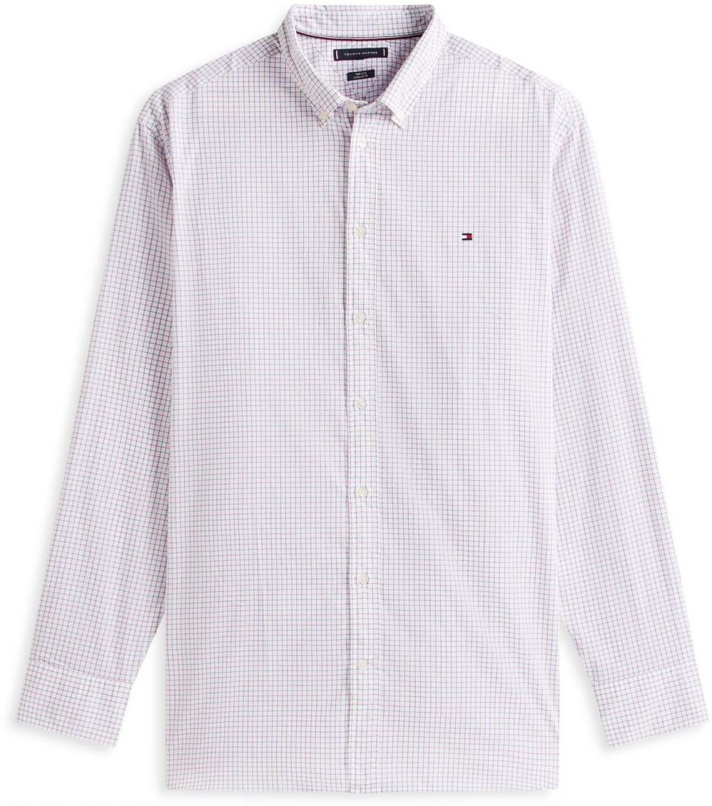 Tommy Hilfiger Big & Tall Košeľa  námornícka modrá / červená / biela