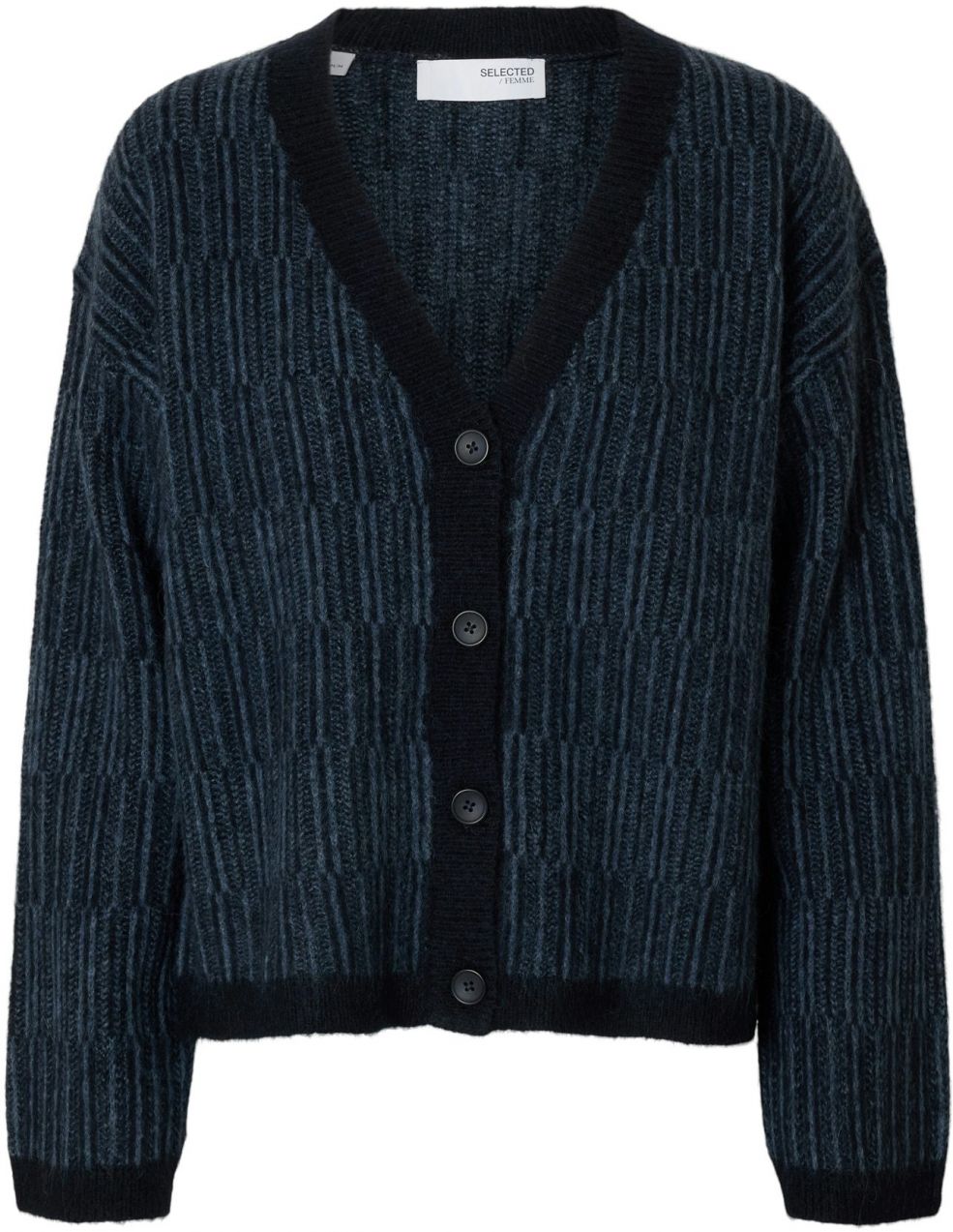 SELECTED Kardigán 'SLFALVA'  námornícka modrá / námornícka modrá