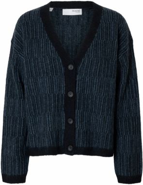 SELECTED Kardigán 'SLFALVA'  námornícka modrá / námornícka modrá