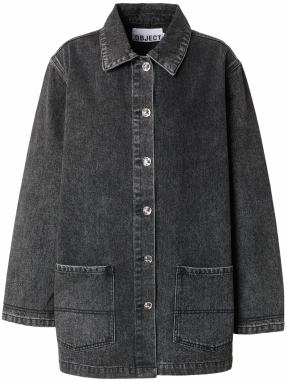 OBJECT Prechodná bunda  čierny denim