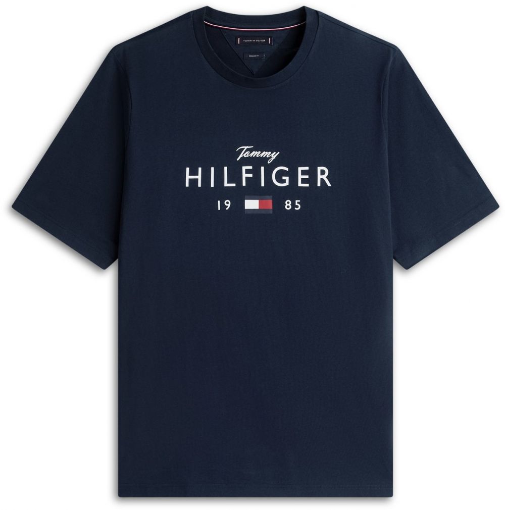 Tommy Hilfiger Big & Tall Tričko 'BRAND LOVE'  námornícka modrá / červená / biela