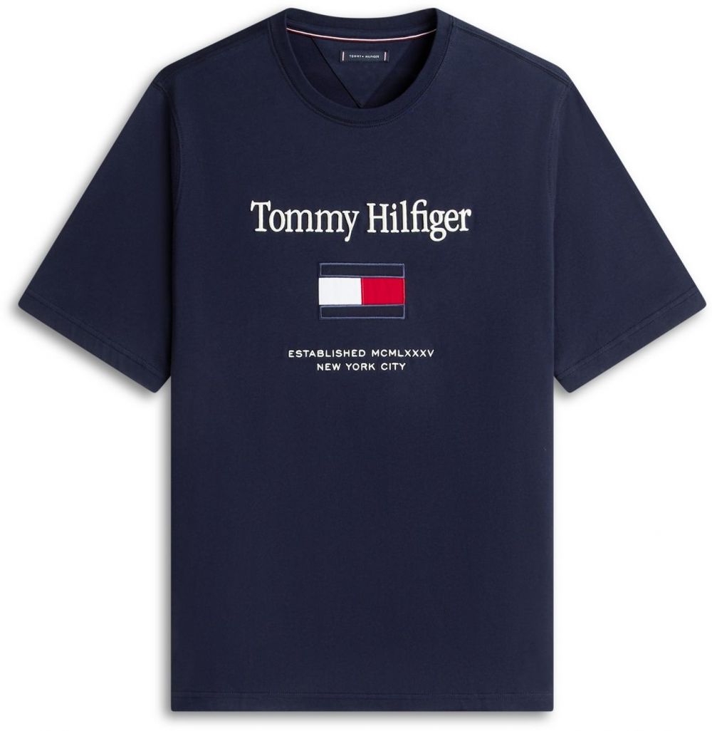 Tommy Hilfiger Big & Tall Tričko  námornícka modrá / červená / biela