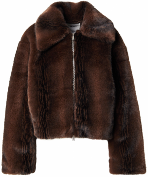 Monki Zimná bunda  hnedá / čokoládová