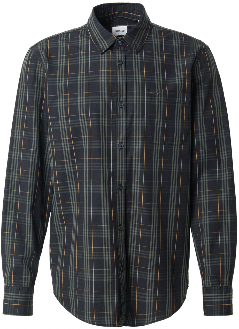 MUSTANG Košeľa 'CHESTER'  žltá / mätová / čierna