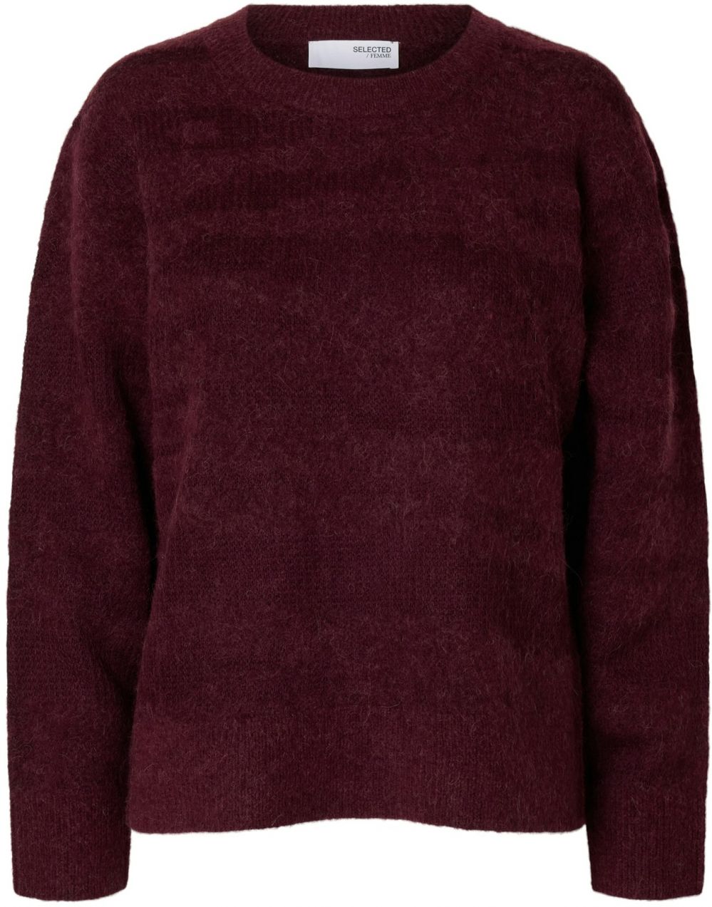 SELECTED Sveter 'SLFBillie'  cyklaménová