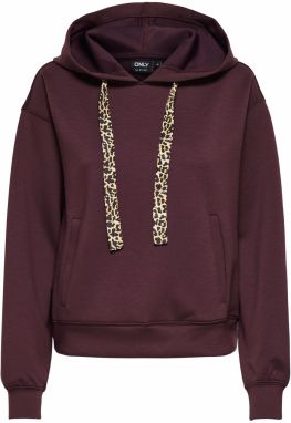 ONLY Mikina 'ONLALINA'  farba ťavej srsti / cyklaménová / čierna