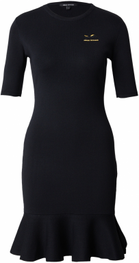ARMANI EXCHANGE Pletené šaty  žltá / čierna