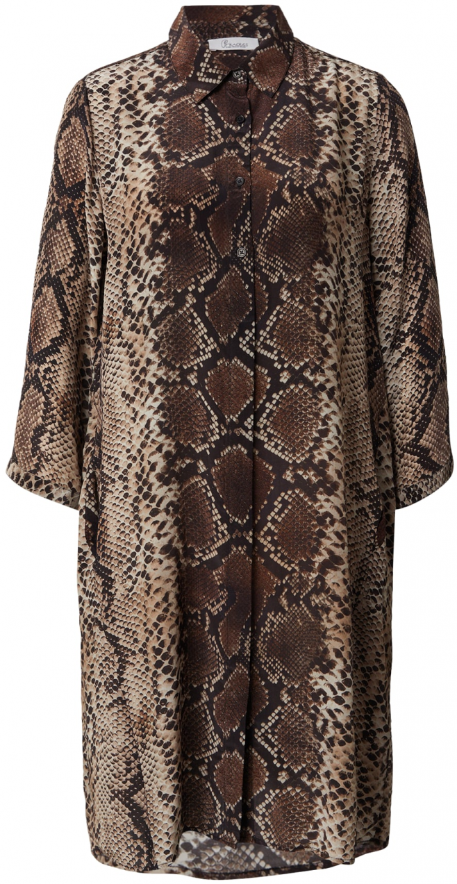 PRINCESS GOES HOLLYWOOD Košeľové šaty  béžová / hnedá / čierna / biela