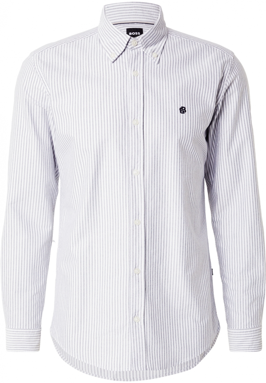 BOSS Košeľa 'ROAN'  svetlomodrá / čierna / biela