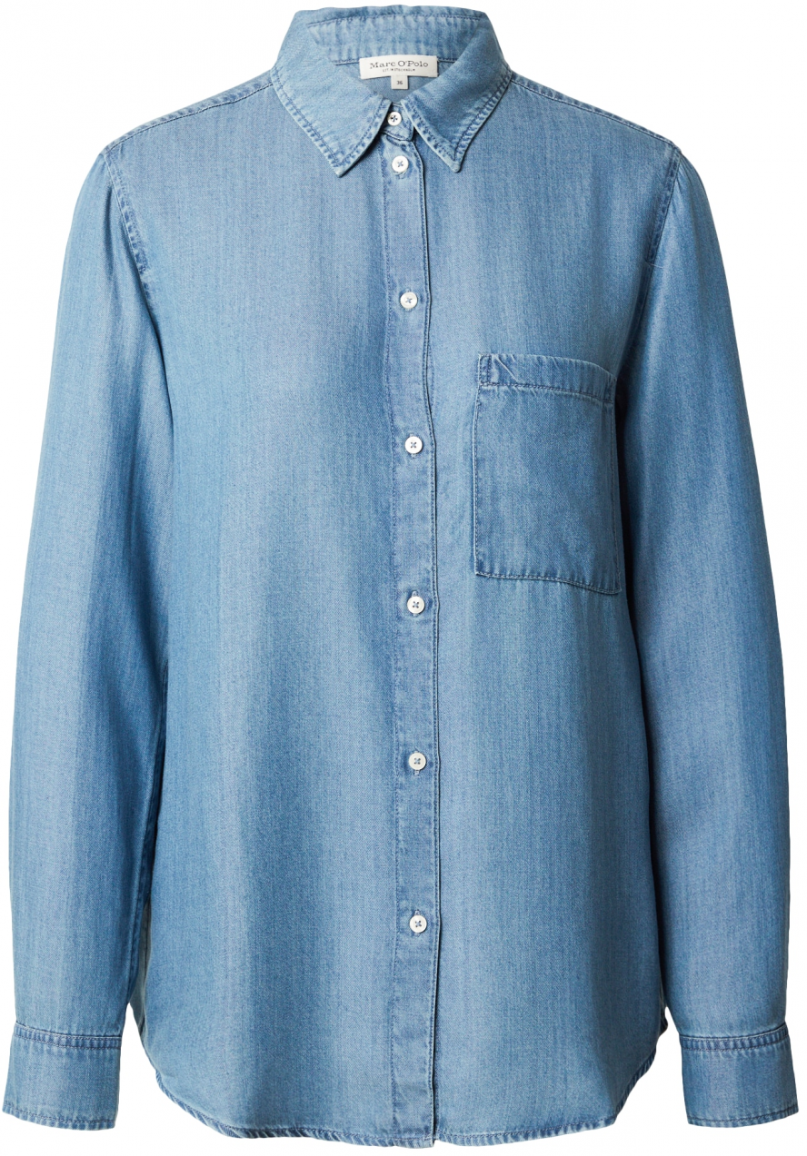 Marc O'Polo Blúzka  modrá denim